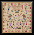 Hands Across The Sea Samplers "A Thomas 1882 ~The Nellies" Counted Cross Stitch Pattern, Reproduction Welsh Sampler, Pattern Only