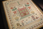 Hands Across The Sea Samplers "Ann Castle 1811" Counted Cross Stitch Pattern, Reproduction English Sampler, Pattern Only