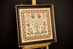 Hands Across The Sea Samplers "Jane Jackson c. 1820~40" Counted Cross Stitch Pattern, Booklet, Reproduction English Sampler, Pattern Only