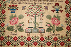 Hands Across The Sea Samplers "Jane Jackson c. 1820~40" Counted Cross Stitch Pattern, Booklet, Reproduction English Sampler, Pattern Only