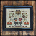 TWIN PEAK PRIMITIVES "Grateful" Counted Cross Stitch Pattern, Autumn, Fall, Thanksgiving, Pattern Only