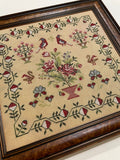 The SCARLETT HOUSE "Roses for Ruby"  Counted Cross Stitch Pattern  Sampler, Chart, Pattern Only