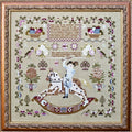 Hands Across the Sea Samplers "Eliza Skelton 1820" Counted Cross Stitch Pattern, English Reproduction Sampler, Chart, Pattern Only