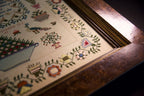 Hands Across the Sea Samplers "Mary Lock 1832" Counted Cross Stitch Pattern, An English Reproduction Sampler, Chart, Pattern Only