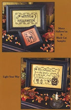 TRIX Or TREAT by Blackbird Designs  Re-Release  In Stock  Counted Cross Stitch Pattern  Halloween, Autumn, Leaflet Chart Paper Pattern
