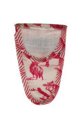 SAJOU Scissor Case Pink Toile Jouy Pink Fabric - Medium - Made in France