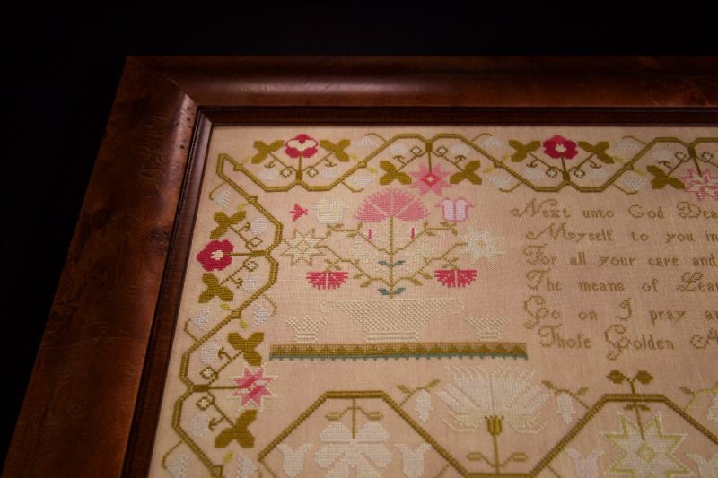 Hands Across The Sea Samplers "Elizabeth Weston, circa 1830" Counted Cross Stitch Pattern, English Reproduction Sampler, Paper Pattern