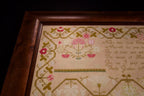 Hands Across The Sea Samplers "Elizabeth Weston, circa 1830" Counted Cross Stitch Pattern, English Reproduction Sampler, Paper Pattern