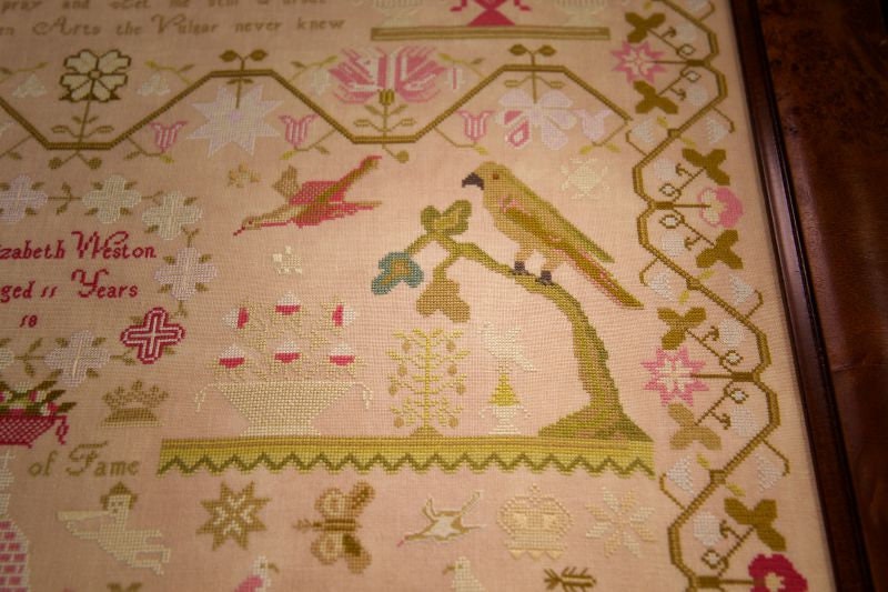 Hands Across The Sea Samplers "Elizabeth Weston, circa 1830" Counted Cross Stitch Pattern, English Reproduction Sampler, Paper Pattern