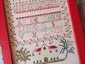 MOJO STITCHES "Sarah Handley 1847", Counted Cross Stitch Pattern, Antique Reproduction Sampler, Fall Needlework Expo 2021, Pattern Only