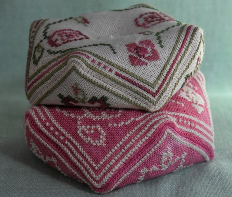 PDF INSTANT DOWNLOAD  "Wild Rose Biscornu", by Mojo  Cross Stitch Pattern  Fancy Pincushion  Chart  Pattern Only