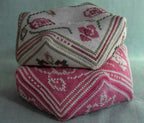 MOJO STITCHES "Wild Rose Biscornu", Counted Cross Stitch Pattern, Fancy Pincushion, Charts, Pattern Only