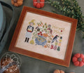 THE BLUE FLOWER "Harvest Magic" Counted Cross Stitch Pattern by Jeannine McGowan, Fall Needlework Expo 2021, Pattern Only