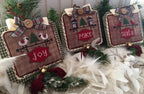 ROVARIS "Ornament Signs For Christmas" Counted Cross Stitch Pattern (with embellishments), Christmas, Winter, Pattern & Charms Only