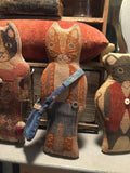 STACY NASH PRIMITIVES "Animal Crackers Series - Theodore"  Counted Cross Stitch Pattern, Chart, Cat, Pattern Only