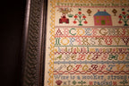 Hands Across the Sea Samplers "Mary G Ramage 1891" Counted Cross Stitch Pattern, A Scottish temperance sampler, Chart, Pattern Only