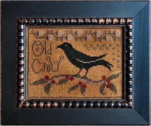 LA~D~DA "Old Crow"  Counted Cross Stitch Pattern  Chart, Pattern Only