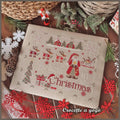 BELIEVE IN CHRISTMAS by Crocette A Gogo    Counted Cross Stitch Paper Pattern  Santa, Reindeer, Sleigh, Presents, Snowflakes, Winter