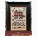 SHAKESPEARE'S PEDDLER "OH!" Counted Cross Stitch Pattern, Chart, Holidays, Christmas, Home, Pattern Only
