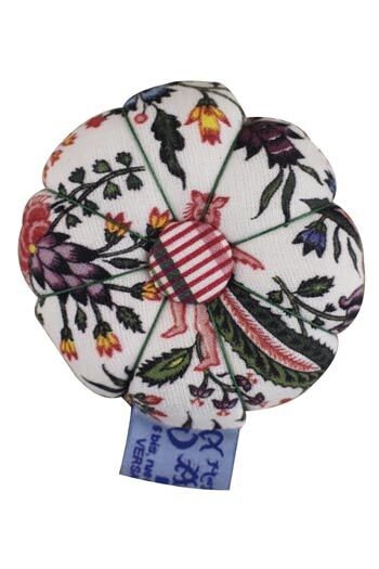 MAISON SAJOU Fabric Pin Cushion ~ Coquecigrues fabric Pincushion, hand made in France