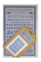 MAISON SAJOU Cross Stitch Sampler "Vintage Sampler ~ Cross Stitch Alphabet No3", Counted Cross Stitch Pattern, Made in France