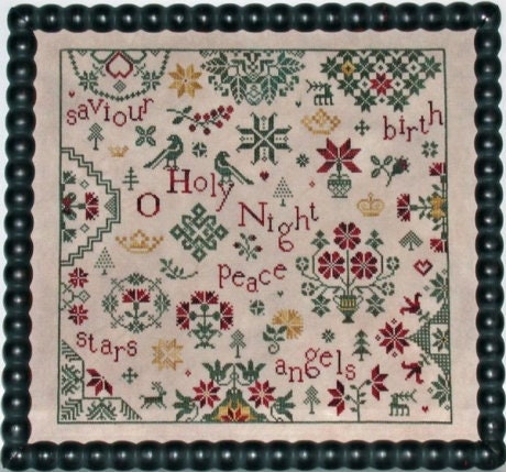 PRAISEWORTHY STITCHES "Simple Gifts - O Holy Night" Counted Cross Stitch Pattern, Chart, Pattern Only