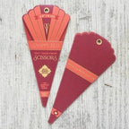Brooklyn Haberdashery “Snappy Red Scissors 3-1/2 Embroidery Scissors, Soft Touch Finish, Made In Italy