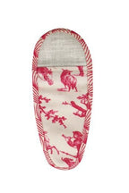 SAJOU Scissor Case Pink Toile Jouy Pink Fabric - Medium - Made in France