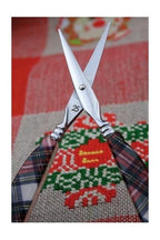 MAISON SAJOU SCISSORS  4" Tartan Embroidery Scissors  Handmade in France  Scottish Mauchline Spirit  Kingsland Needle Art