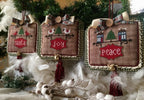 ROVARIS "Ornament Signs For Christmas" Counted Cross Stitch Pattern (with embellishments), Christmas, Winter, Pattern & Charms Only