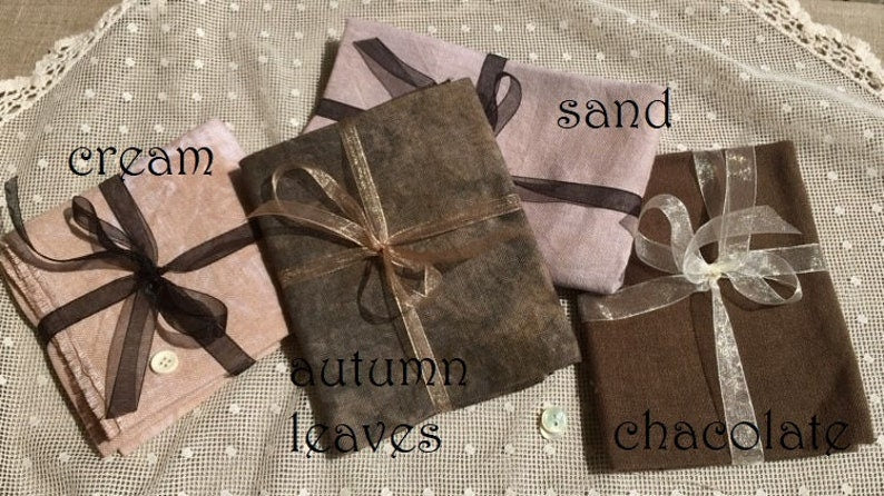 ROVARIS Hand Dyed Linen - 32 Ct Size 22x16, Made in Italy
