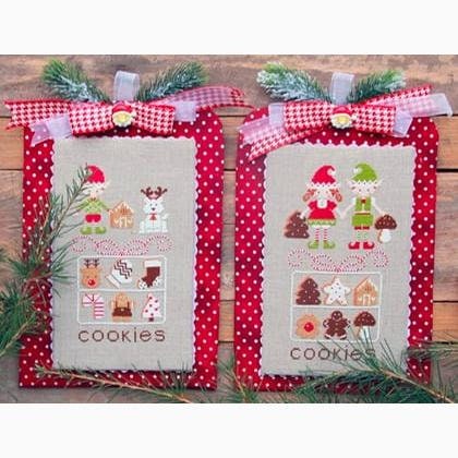 MADAME CHANTILLY "Cookies Box"  Counted Cross Stitch Pattern  Christmas, Winter, Pattern Only