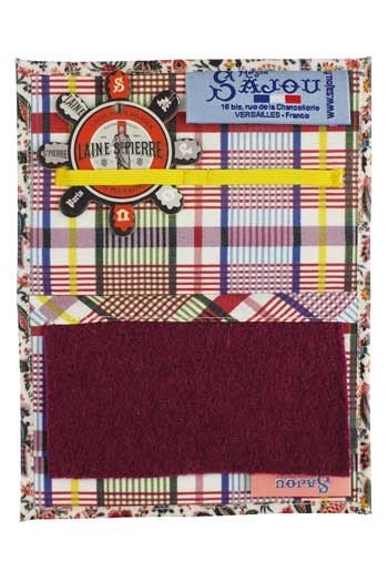 MAISON SAJOU Needle Case  Coated Cotton Fabric   Handmade in France  Kingsland Needle Art