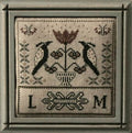 LA~D~DA "Garden Birds"  Counted Cross Stitch Pattern  Chart, Pattern Only