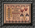 LA~D~DA "Kinder Than Necessary"  Counted Cross Stitch Pattern  Chart, Pattern Only