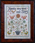 LA~D~DA "Awake My Soul"  Counted Cross Stitch Pattern  Chart, Happy Spring, Pattern Only