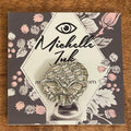 MICHELLE INK DESIGNS "Bumblebee Needle Minder" Silver, Rare Earth Magnet, Hand Crafted