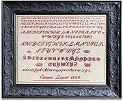 RED LETTER DAY By Theresa Venette ~ Shakespeare's Peddler ~ Counted Cross Stitch Pattern, Chart, Pattern Only