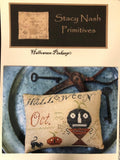 STACY NASH PRIMITIVES "Halloween Pinkeep" Cross Stitch Pattern, Autumn, Halloween, Fall, Pattern Only