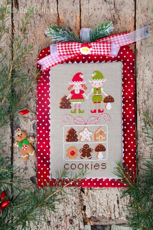 MADAME CHANTILLY "Cookies Box"  Counted Cross Stitch Pattern  Christmas, Winter, Pattern Only