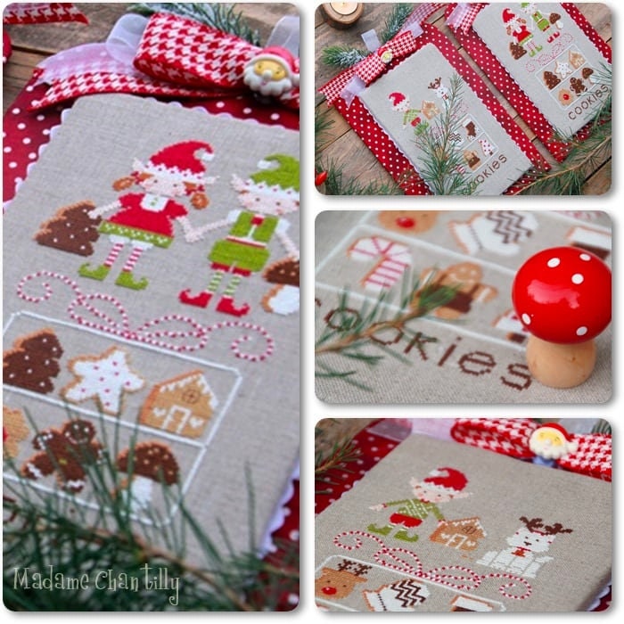 MADAME CHANTILLY "Cookies Box"  Counted Cross Stitch Pattern  Christmas, Winter, Pattern Only