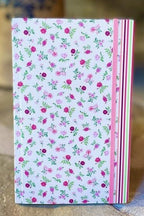 SAJOU Notebook with Elastic Josephine's Roses Print ~ Queen in Palace Pattern ~ Made in France