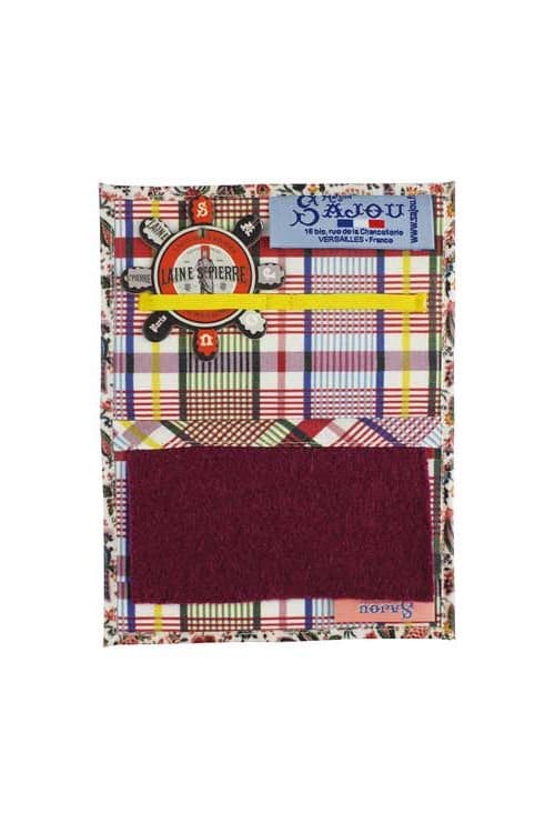 MAISON SAJOU Needle Case  Coated Cotton Fabric   Handmade in France  Kingsland Needle Art