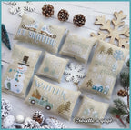 Crocette A Gogo  "Winter Joy"  Counted Cross Stitch Pattern  7-Patterns  Snowmen  Snowflakes  Winter  Paper Pattern