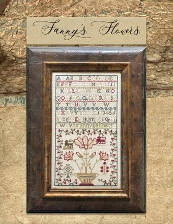 SHAKESPEARE'S PEDDLER "Fanny's Flowers" Counted Cross Stitch Pattern, Chart Pattern Only