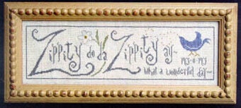 LA~D~DA "Zippity Do Da"  Counted Cross Stitch Pattern  Chart, Zippity Do Da, Zippity Ay, Chart, Paper Pattern