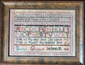 LA~D~DA "Sweet Sophia "  Counted Cross Stitch Pattern  Sampler, Verse, Alphabet, Chart, Pattern Only