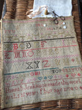 STACY NASH PRIMITIVES "Hannah Jenkinson Sampler" Counted Cross Stitch Pattern, Reproduction Sampler, Pattern Only