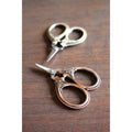 Mini Embroidery Scissors by NNK PRESS, Snips, Stainless Steel Blades, 2 1/2" Antique Copper or Antique Gold Embroidery Scissors