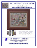 BLUE RIBBON DESIGNS "Read Between The Lines" Counted Cross Stitch Pattern, Chart, A Bookmark Sampler, Pattern Only